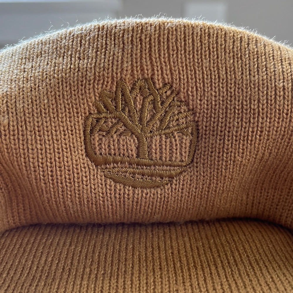 Timberland Tan Beanie Cap Hat